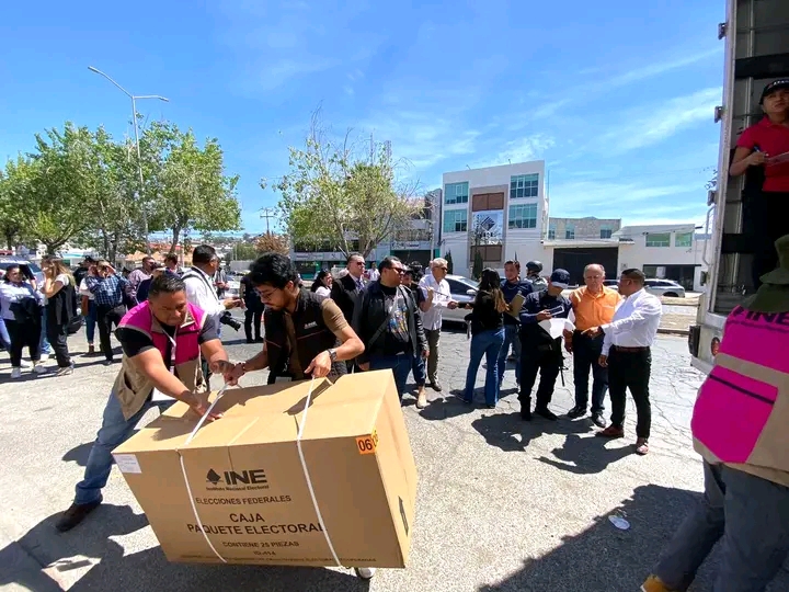 Llegan 14 toneladas de material electoral a&nbsp;Hidalgo