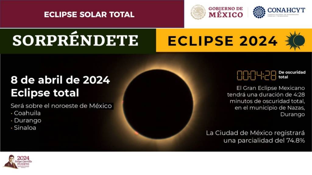 Eclipse se observará al 74% en&nbsp;CDMX