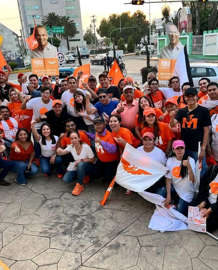 Pintan Pachuca naranja