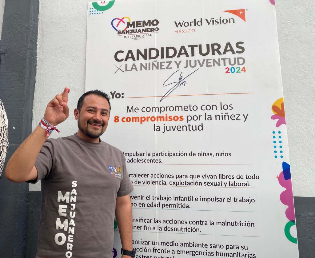 COMPROMETIDO CON LA PROTECCIÓN DE LOS DERECHOS DE LA NIÑEZ Y LA JUVENTUD: MEMO&nbsp;SANJUANERO