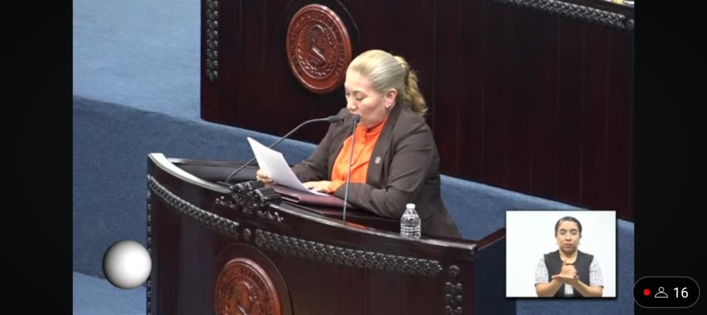 Solicitud de permiso para abandonar sesión de&nbsp;Congreso